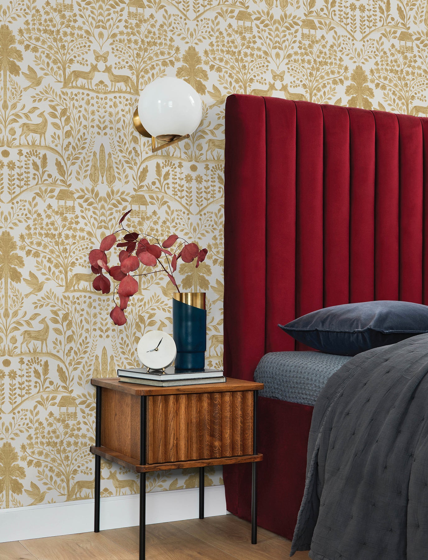 Anoki Wallpaper in yellow color - pattern number 4197-83756 - by A Street Prints in the Kaleidoscope collection