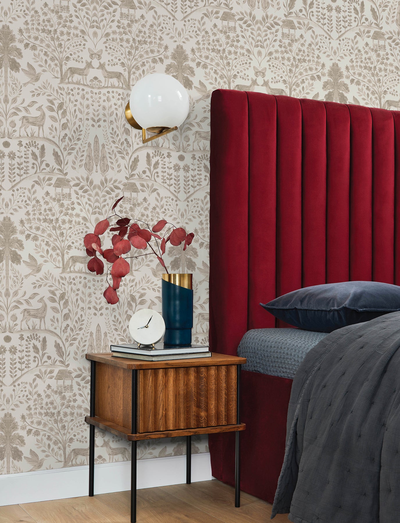Anoki Wallpaper in beige color - pattern number 4197-83757 - by A Street Prints in the Kaleidoscope collection