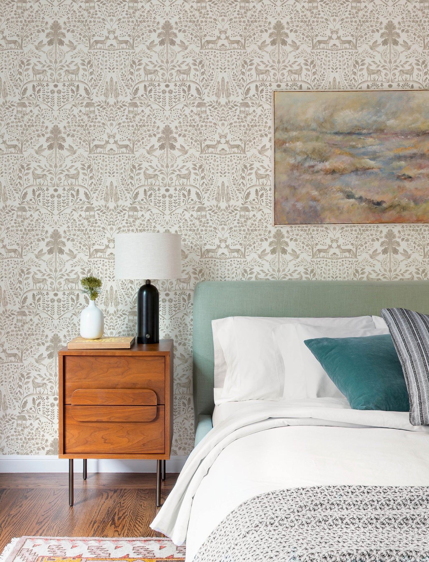 Anoki Wallpaper in beige color - pattern number 4197-83757 - by A Street Prints in the Kaleidoscope collection