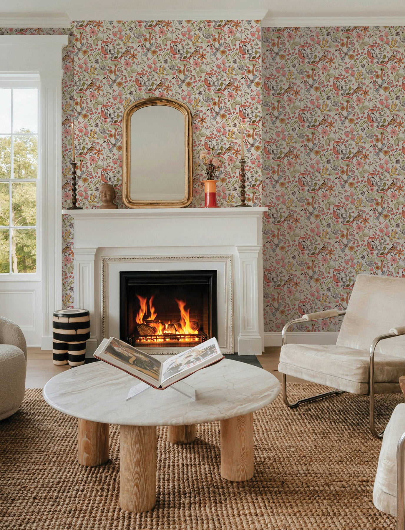 Wonder Wallpaper in orange color - pattern number 4197-83760 - by A Street Prints in the Kaleidoscope collection