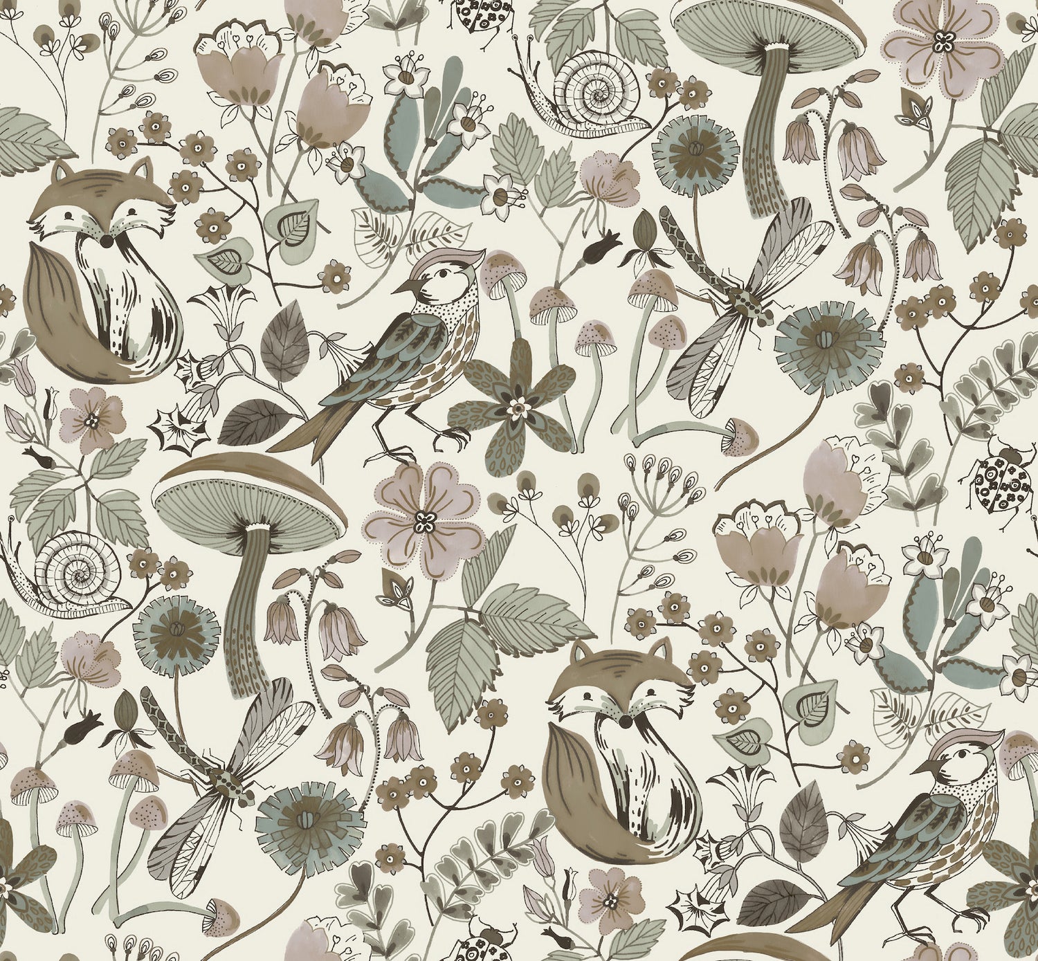 Wonder Wallpaper in chocolate color - pattern number 4197-83762 - by A Street Prints in the Kaleidoscope collection