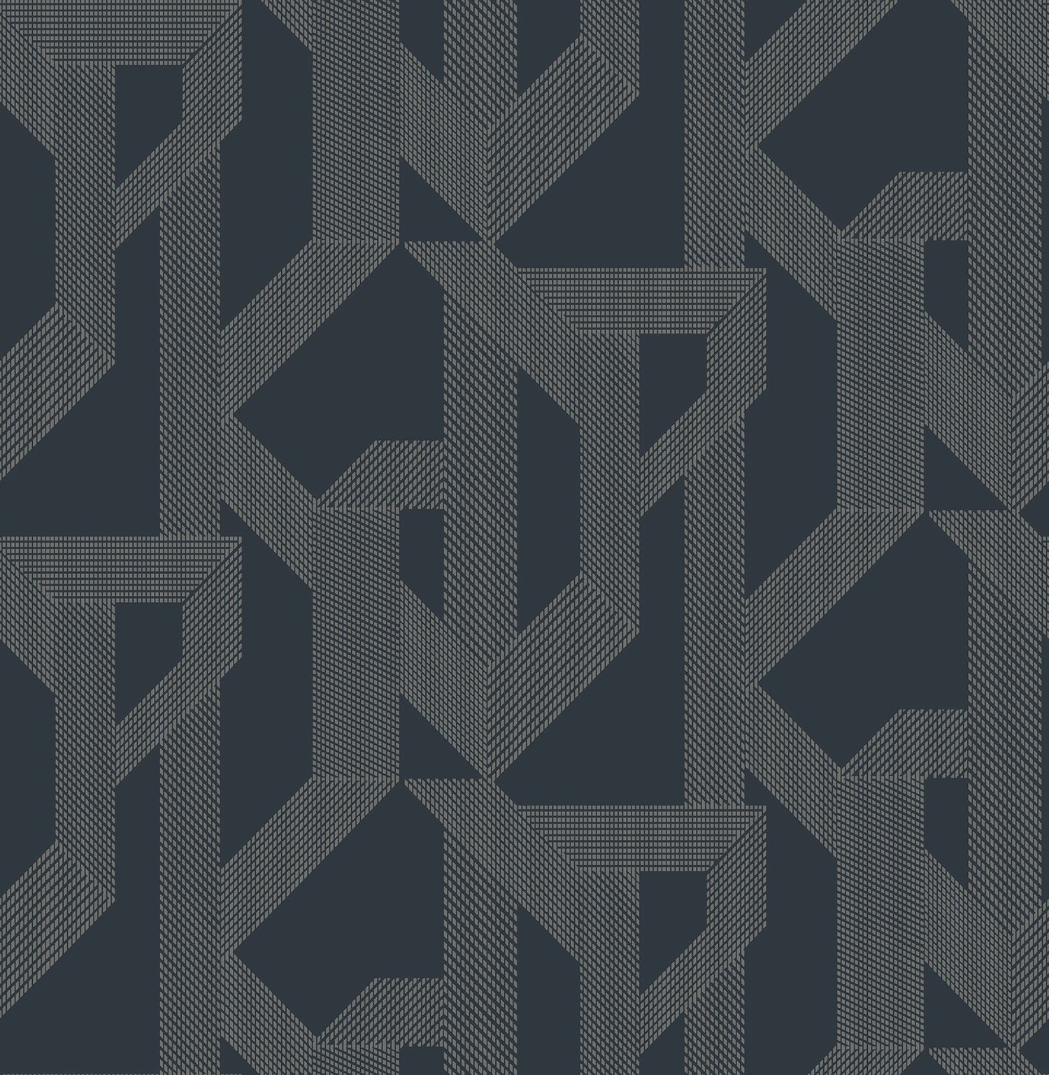 Franz Wallpaper in navy color - pattern number 4198-27802 - by A Street Prints in the Moderne Deco Timeless Glamour collection
