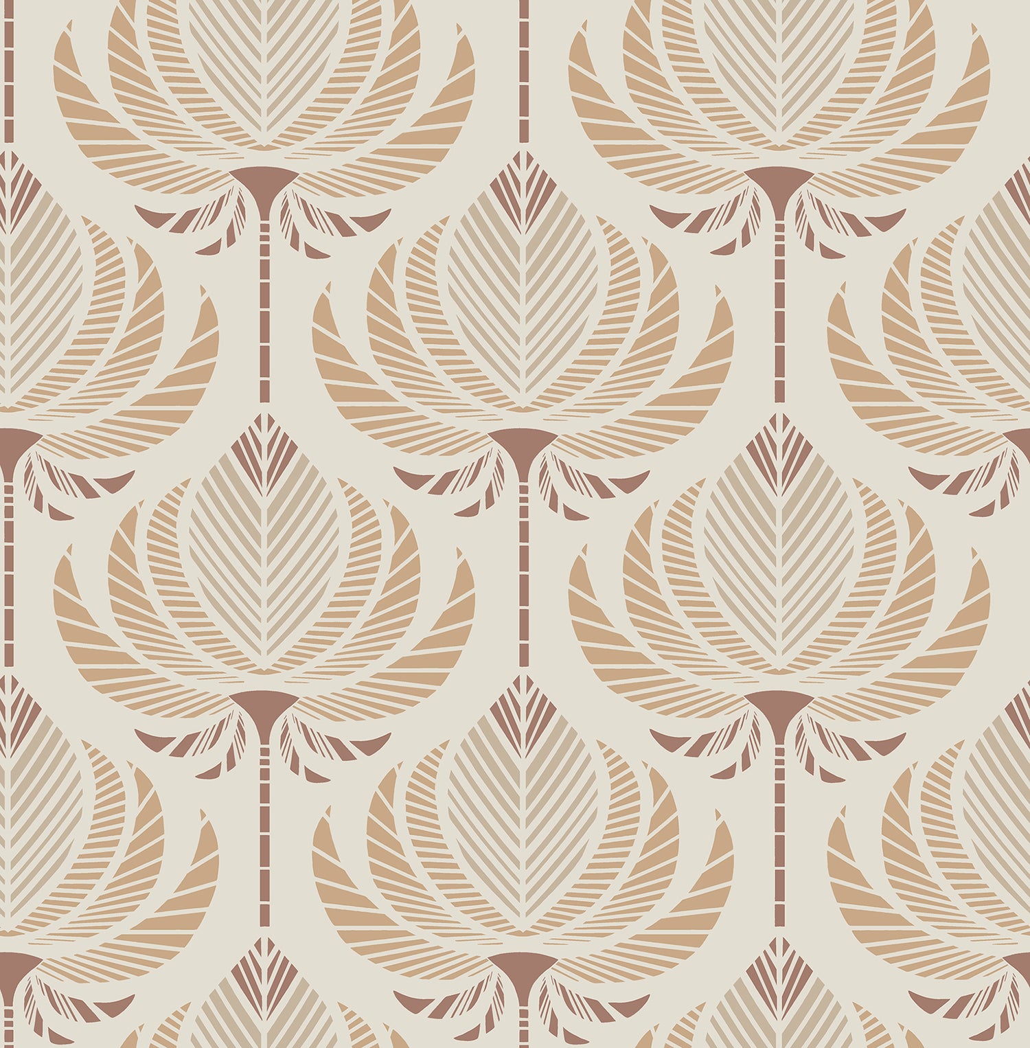 Ferrenby Wallpaper in apricot color - pattern number 4198-27829 - by A Street Prints in the Moderne Deco Timeless Glamour collection