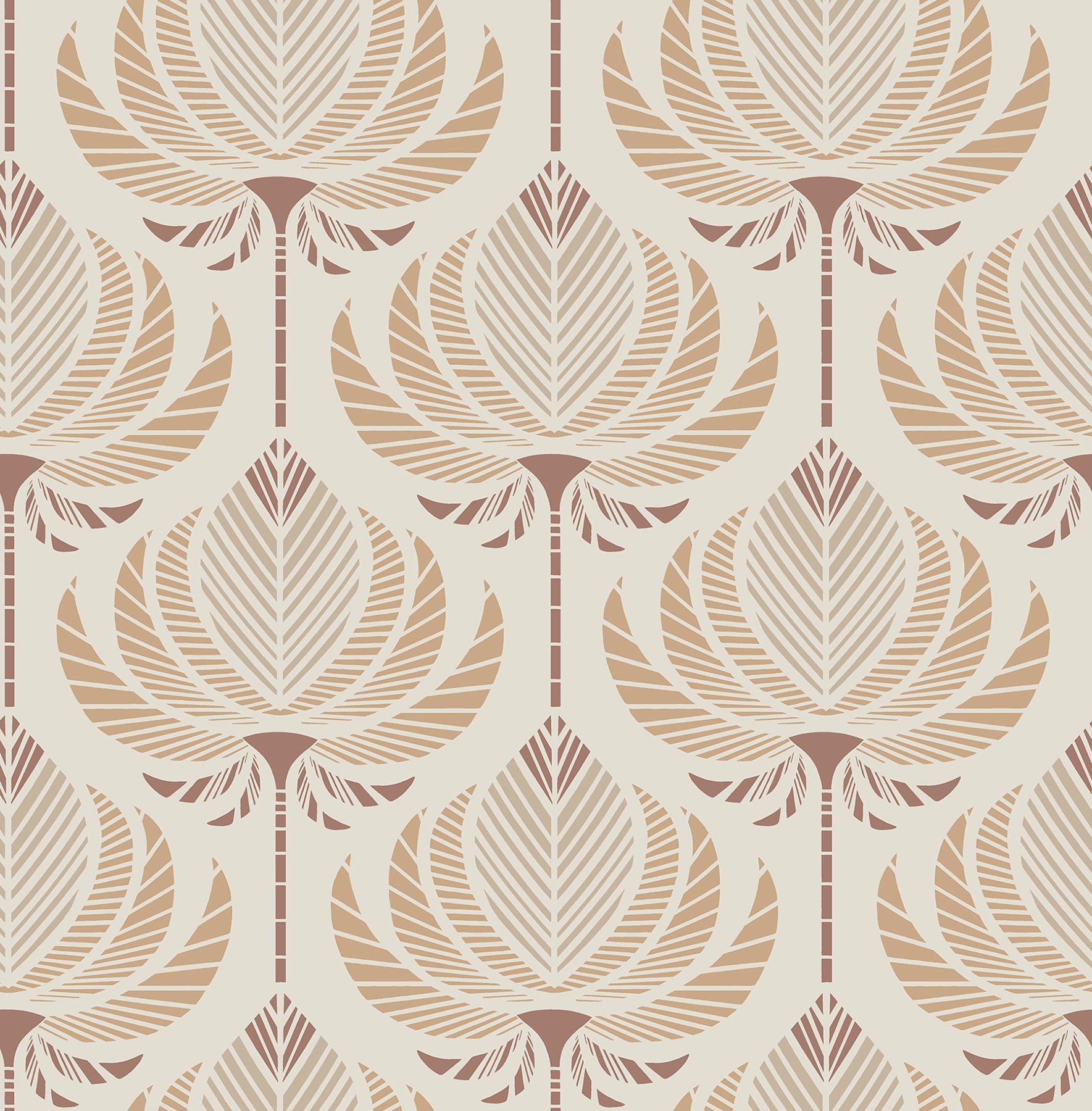 Ferrenby Wallpaper in apricot color - pattern number 4198-27829 - by A Street Prints in the Moderne Deco Timeless Glamour collection