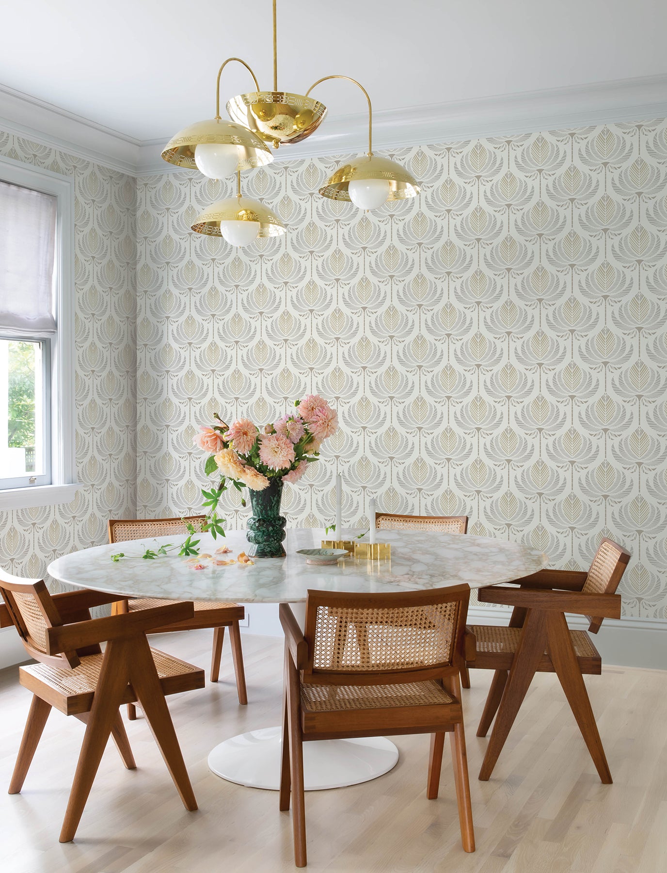 Ferrenby Wallpaper in metallic color - pattern number 4198-27832 - by A Street Prints in the Moderne Deco Timeless Glamour collection