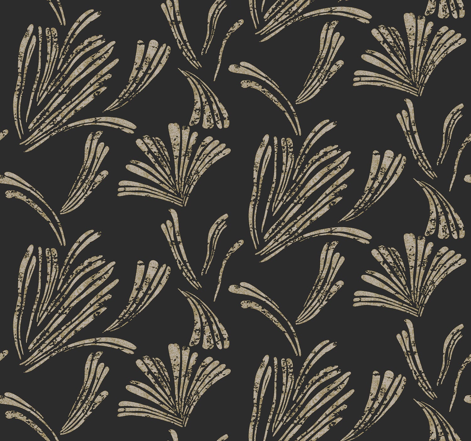 Ermine Wallpaper in black color - pattern number 4198-83473 - by A Street Prints in the Moderne Deco Timeless Glamour collection