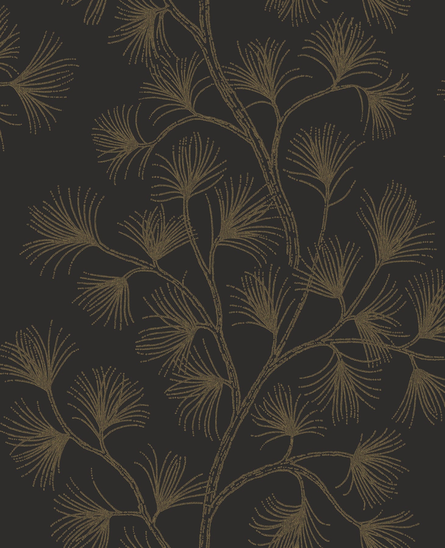 Kismine Wallpaper in black color - pattern number 4198-83481 - by A Street Prints in the Moderne Deco Timeless Glamour collection