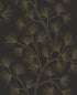 Kismine Wallpaper in black color - pattern number 4198-83481 - by A Street Prints in the Moderne Deco Timeless Glamour collection