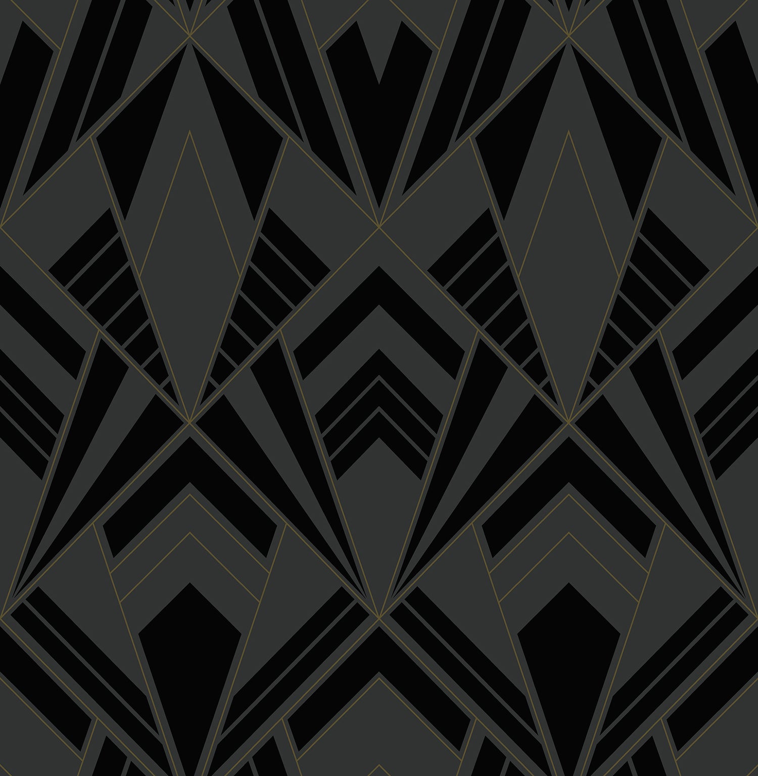 Allenby Wallpaper in black color - pattern number 4198-87401 - by A Street Prints in the Moderne Deco Timeless Glamour collection