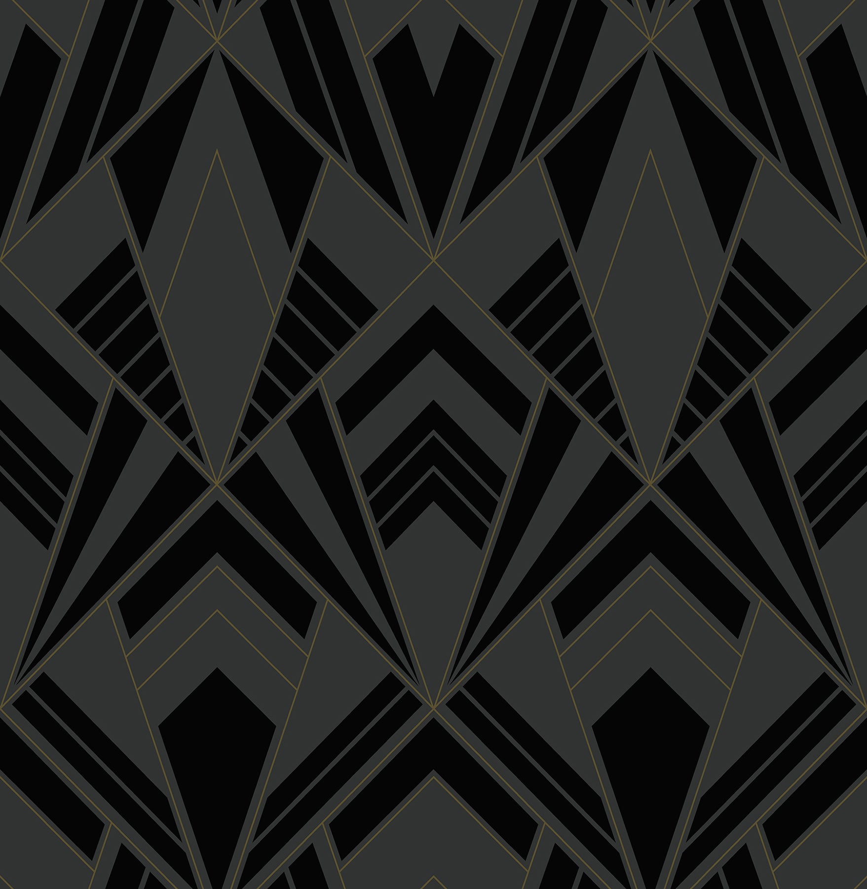 Allenby Wallpaper in black color - pattern number 4198-87401 - by A Street Prints in the Moderne Deco Timeless Glamour collection