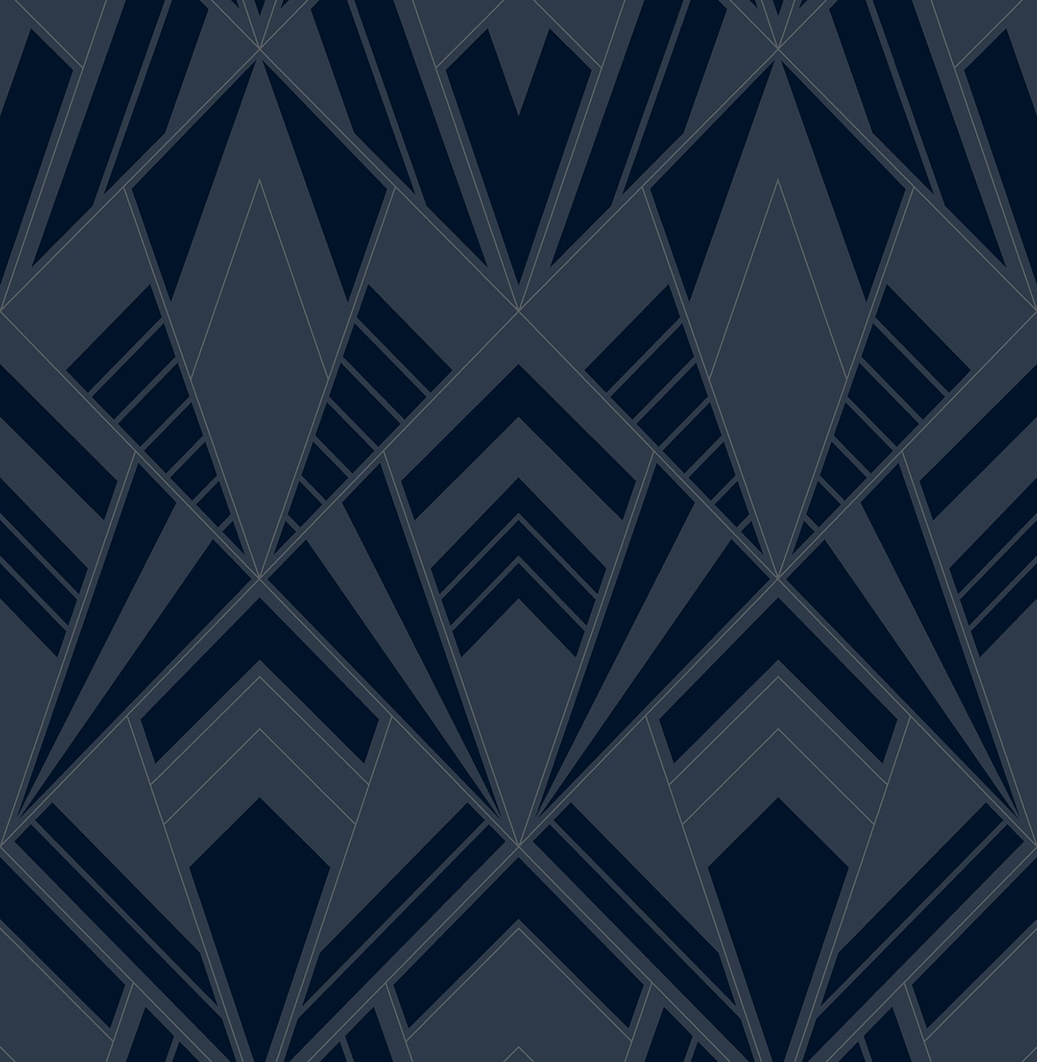 Allenby Wallpaper in indigo color - pattern number 4198-87402 - by A Street Prints in the Moderne Deco Timeless Glamour collection
