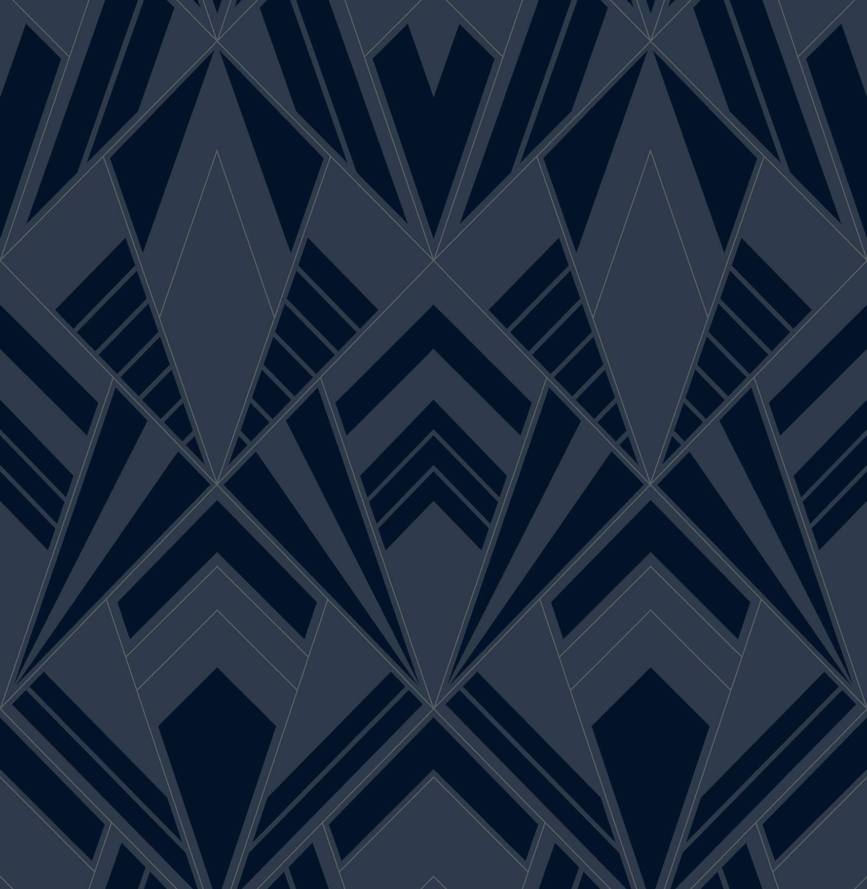 Allenby Wallpaper in indigo color - pattern number 4198-87402 - by A Street Prints in the Moderne Deco Timeless Glamour collection