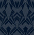 Allenby Wallpaper in indigo color - pattern number 4198-87402 - by A Street Prints in the Moderne Deco Timeless Glamour collection