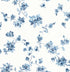 Festival Floral Trailing Wallpaper in Blue color - pattern number 4199-24481 - by Chesapeake in the Modern Farmhouse collection