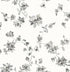 Festival Floral Trailing Wallpaper in Charcoal color - pattern number 4199-24482 - by Chesapeake in the Modern Farmhouse collection