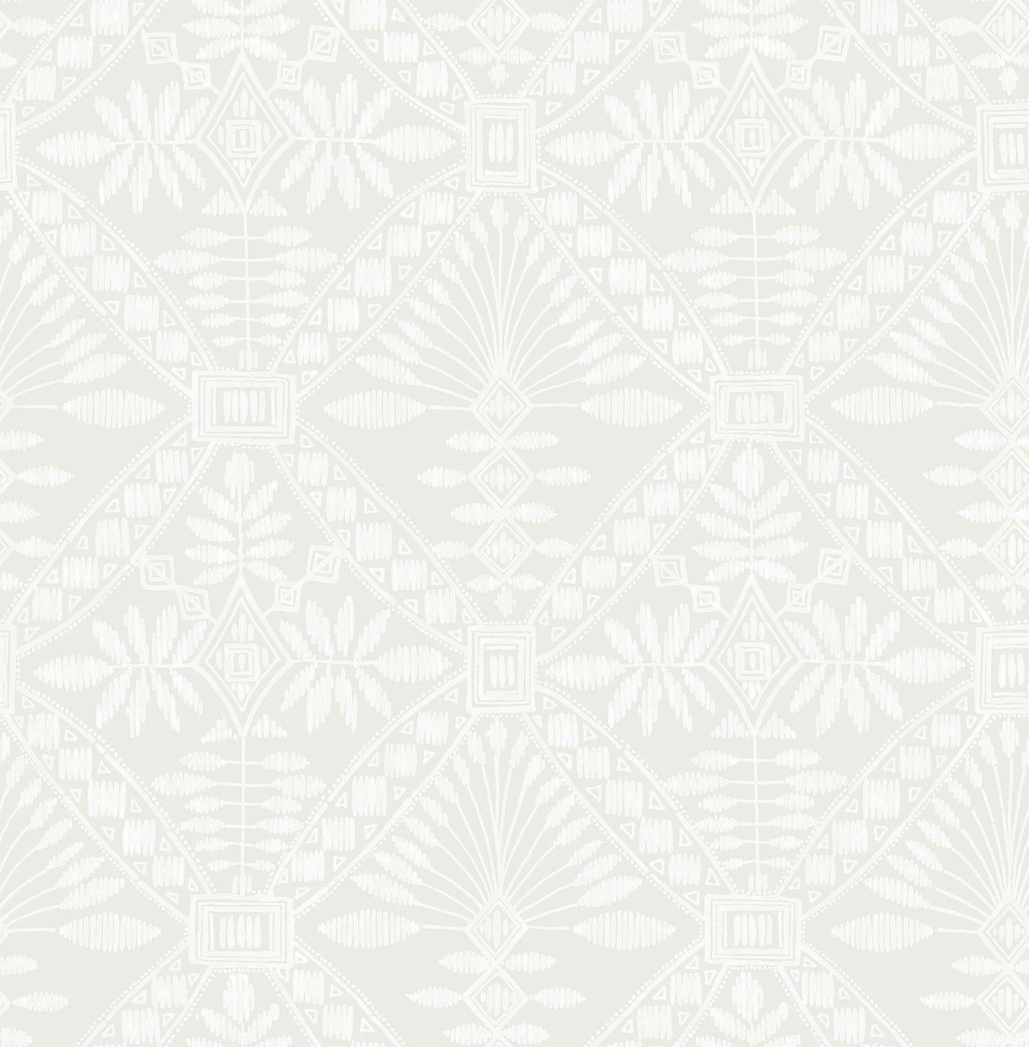 Emmarie Geometric Wallpaper in Grey color - pattern number 4199-27774 - by Chesapeake in the Modern Farmhouse collection