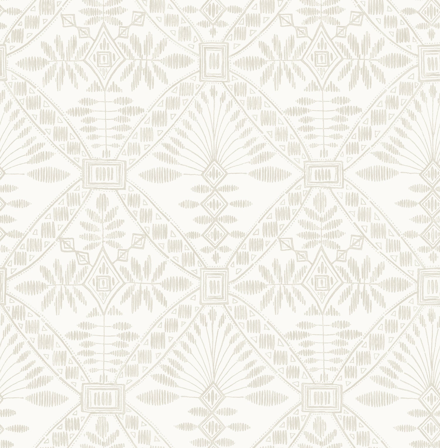 Emmarie Geometric Wallpaper in Light Grey color - pattern number 4199-27776 - by Chesapeake in the Modern Farmhouse collection
