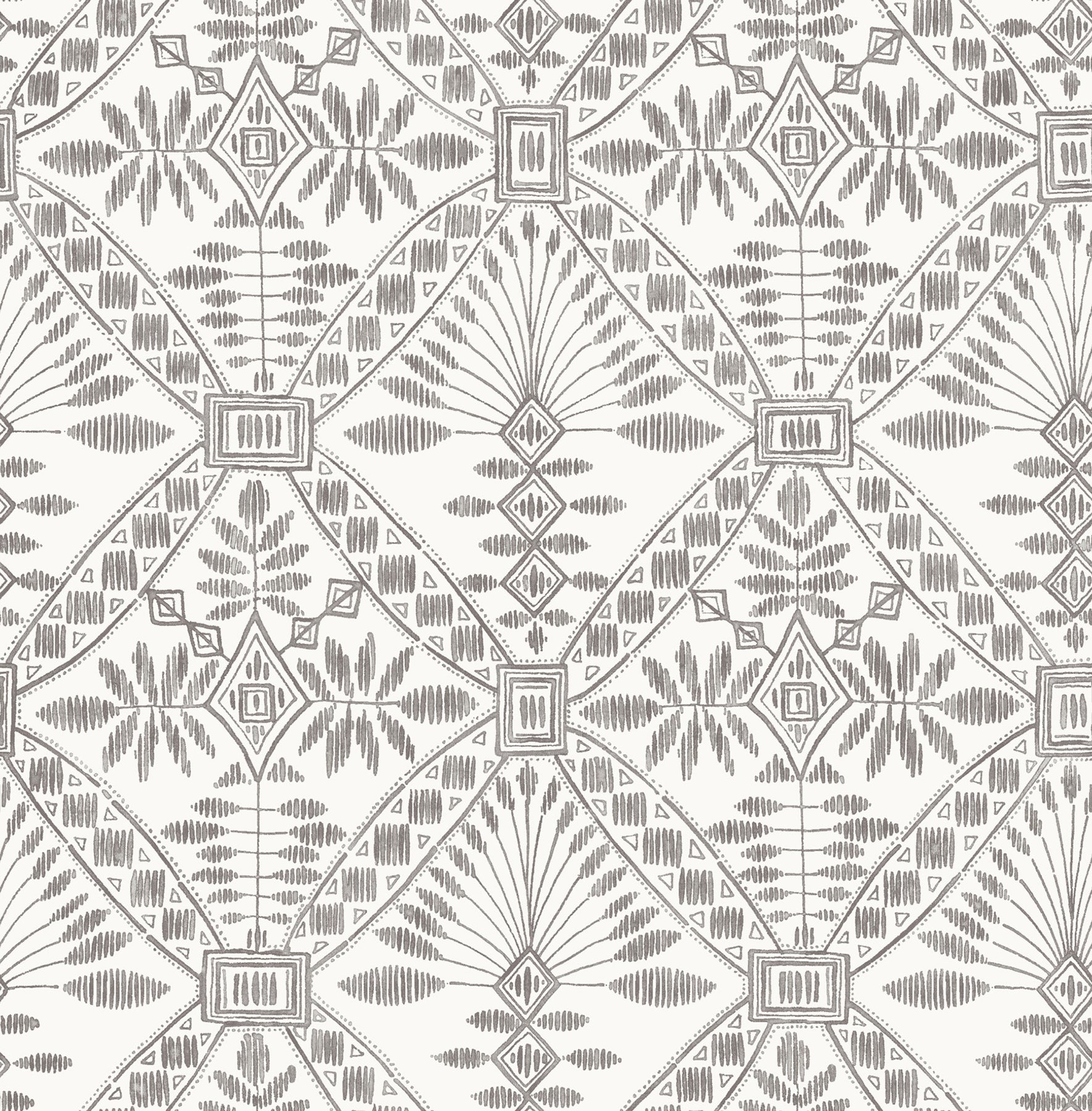 Emmarie Geometric Wallpaper in Black color - pattern number 4199-27777 - by Chesapeake in the Modern Farmhouse collection