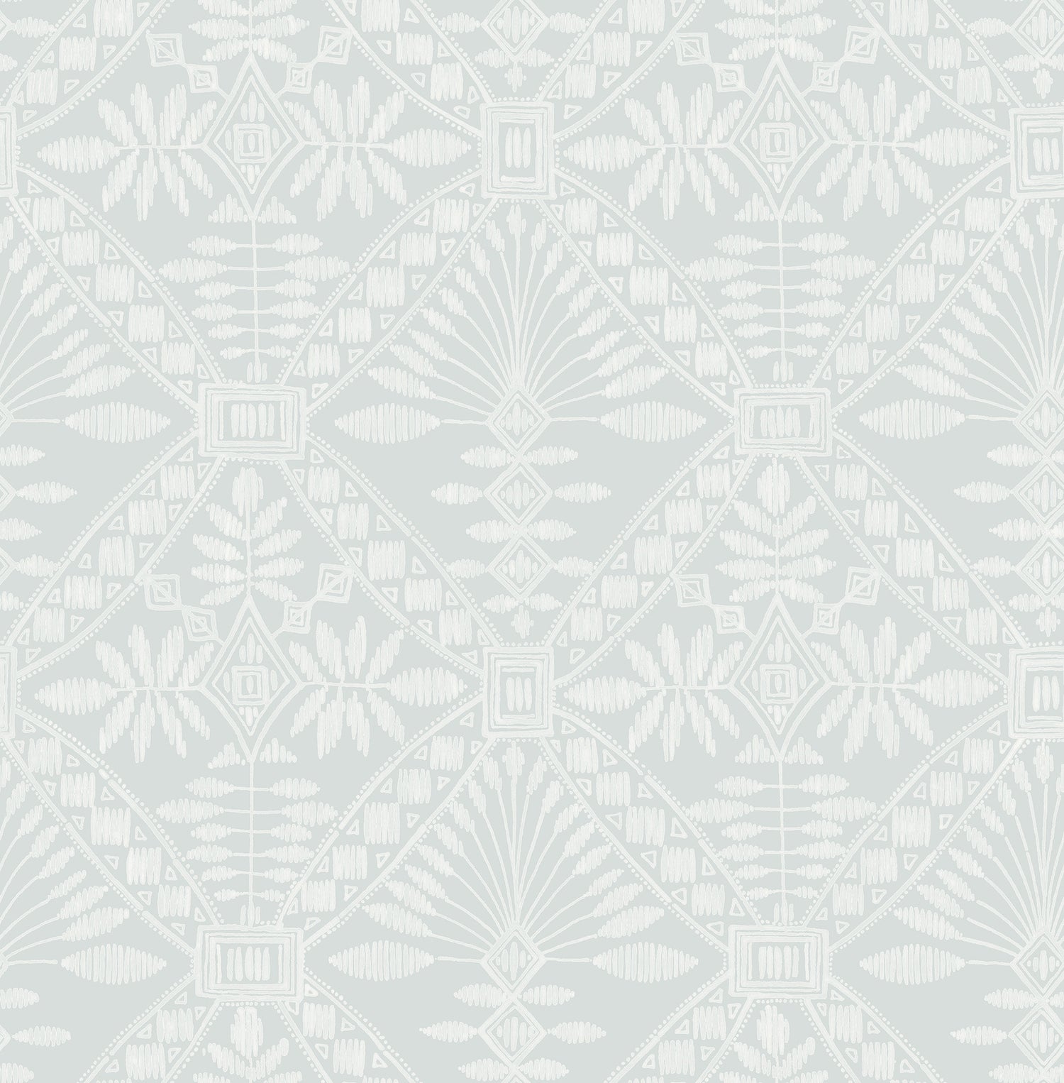 Emmarie Geometric Wallpaper in Light Blue color - pattern number 4199-27778 - by Chesapeake in the Modern Farmhouse collection
