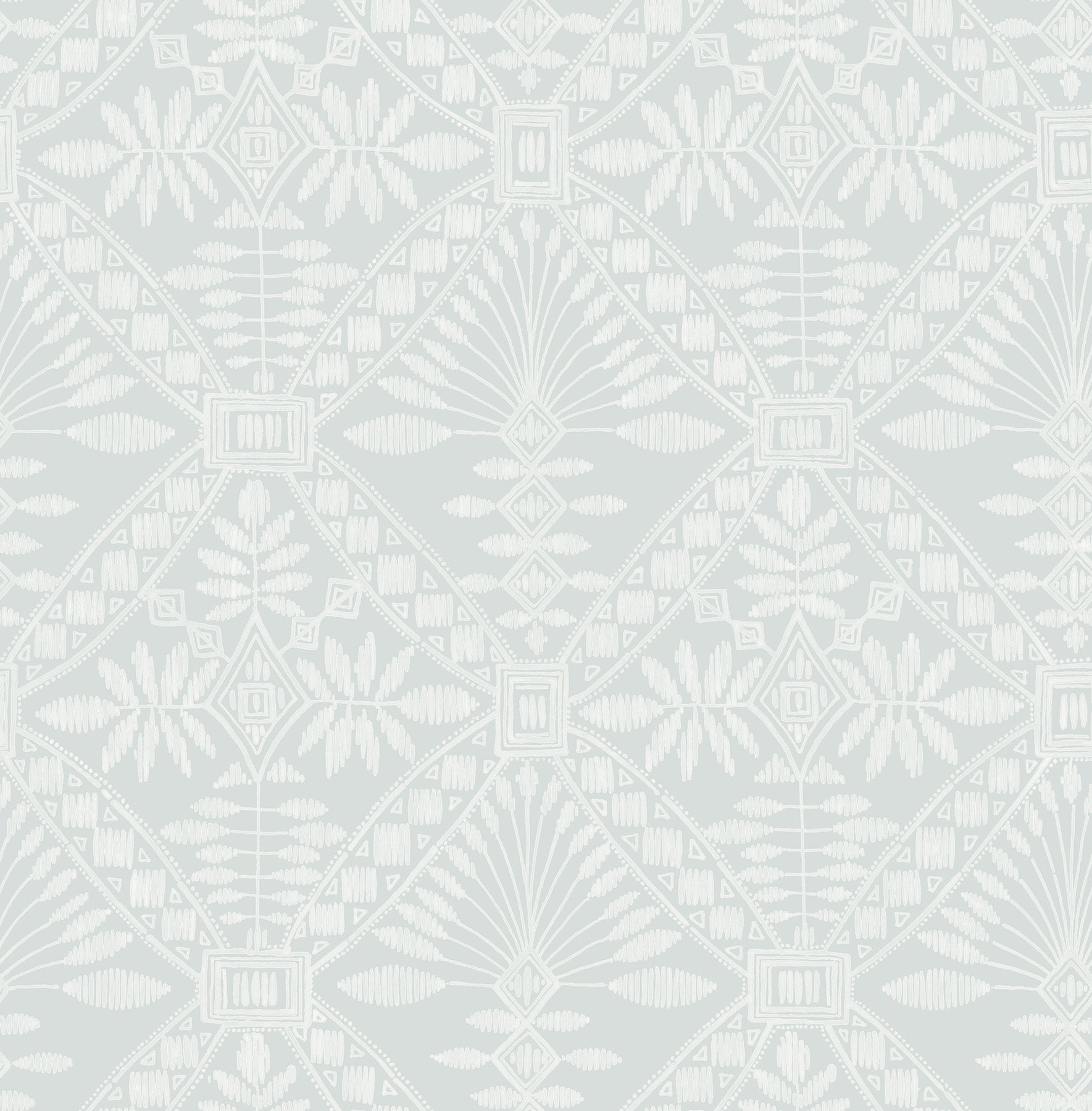 Emmarie Geometric Wallpaper in Light Blue color - pattern number 4199-27778 - by Chesapeake in the Modern Farmhouse collection