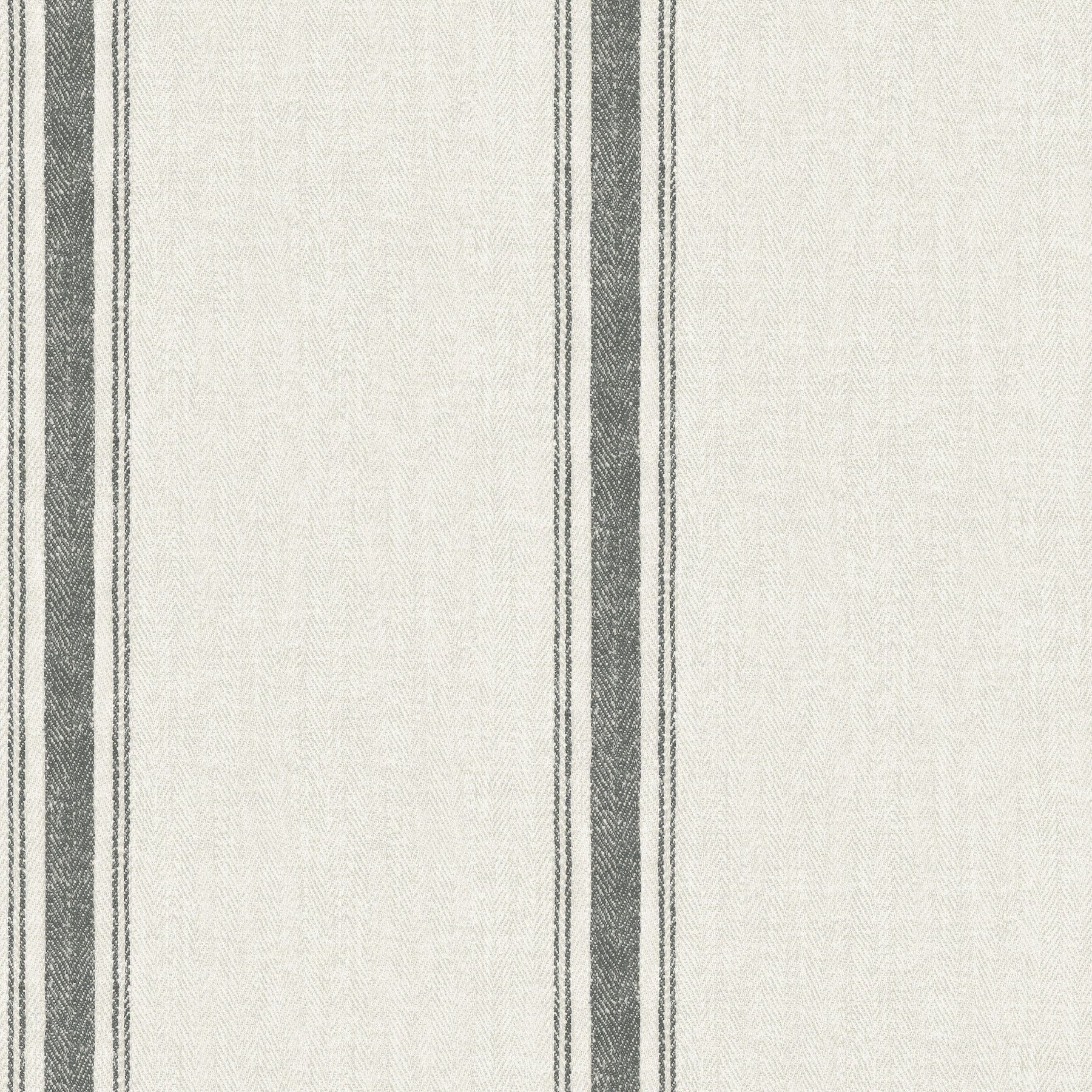 Linette Fabric Stripe Wallpaper in Black color - pattern number 4199-70066 - by Chesapeake in the Modern Farmhouse collection