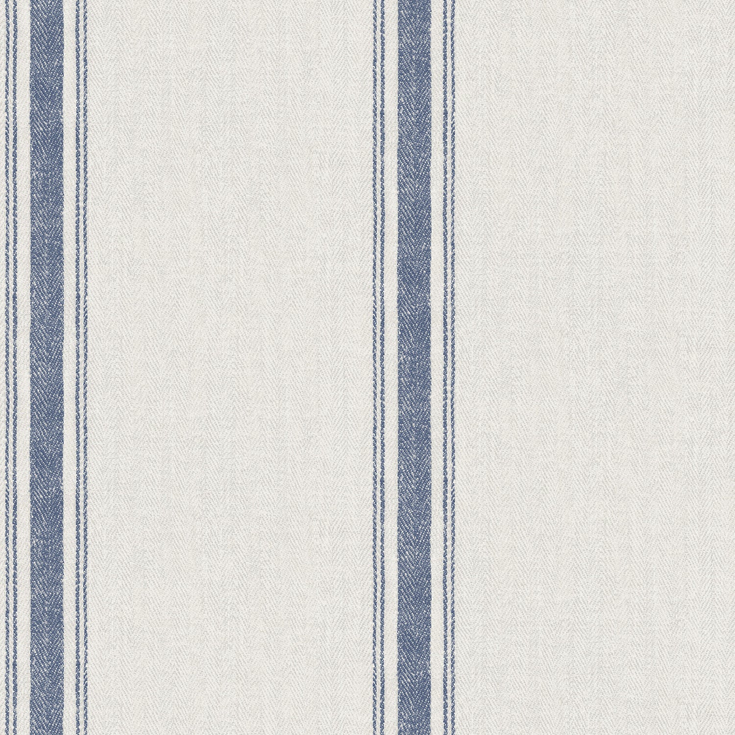 Linette Fabric Stripe Wallpaper in Blue color - pattern number 4199-70067 - by Chesapeake in the Modern Farmhouse collection