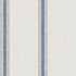 Linette Fabric Stripe Wallpaper in Blue color - pattern number 4199-70067 - by Chesapeake in the Modern Farmhouse collection