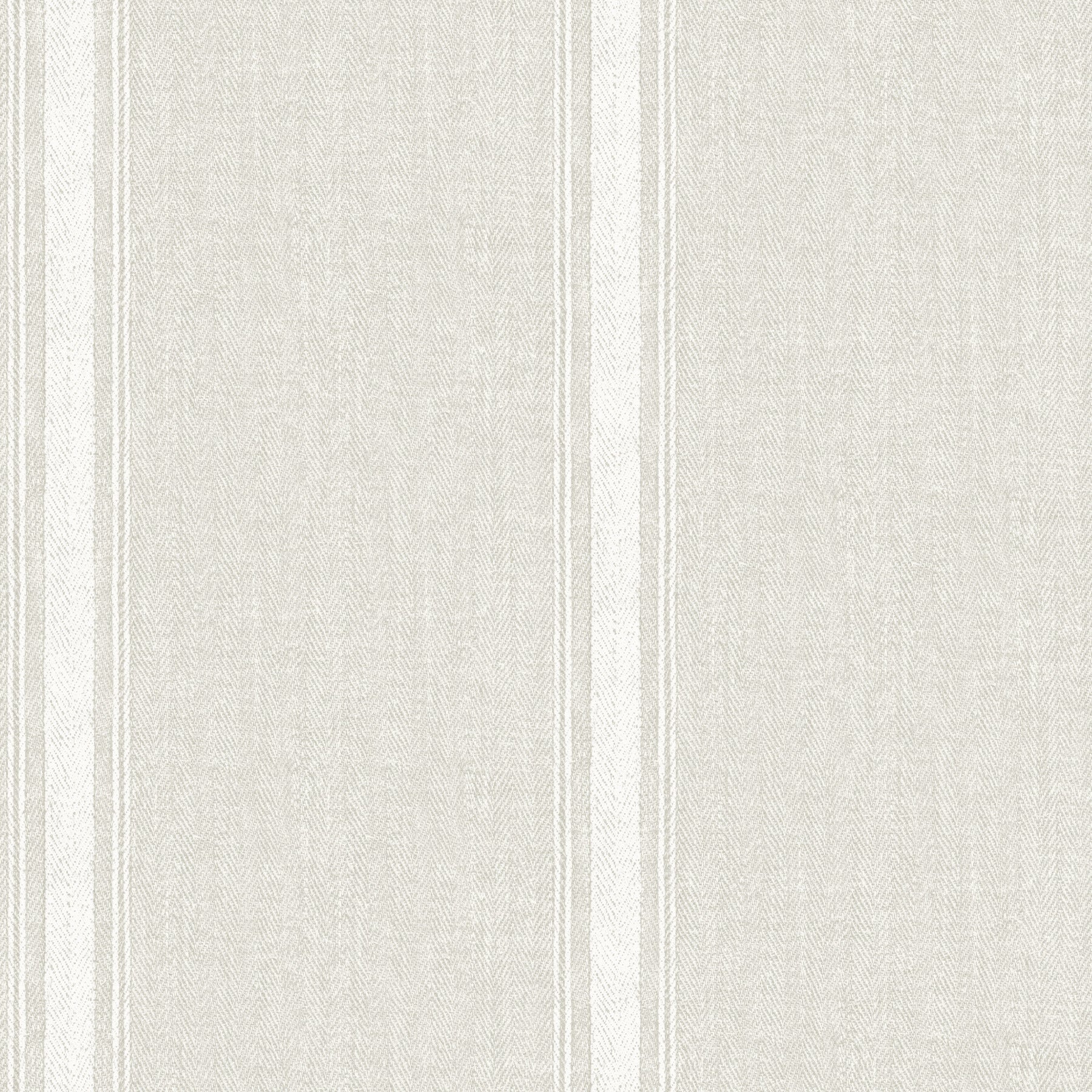 Linette Fabric Stripe Wallpaper in Beige color - pattern number 4199-70070 - by Chesapeake in the Modern Farmhouse collection