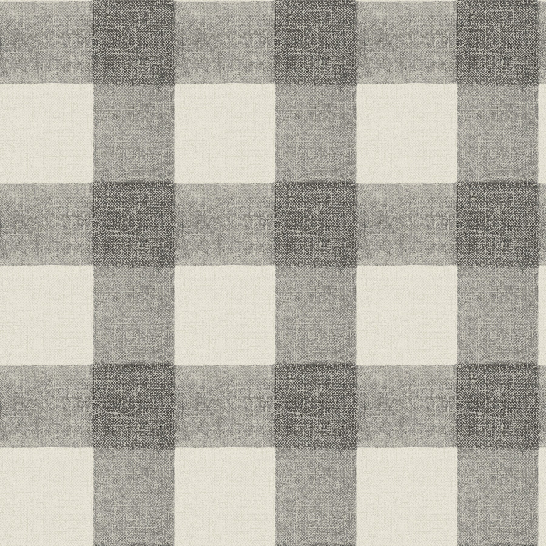 Thorpe Plaid Wallpaper in Charcoal color - pattern number 4199-83421 - by Chesapeake in the Modern Farmhouse collection