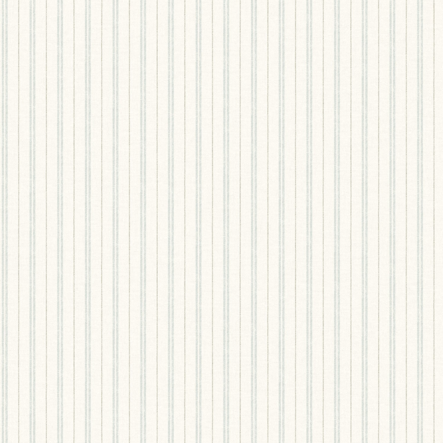 Harville Double Stripe Wallpaper in Aqua color - pattern number 4199-83425 - by Chesapeake in the Modern Farmhouse collection