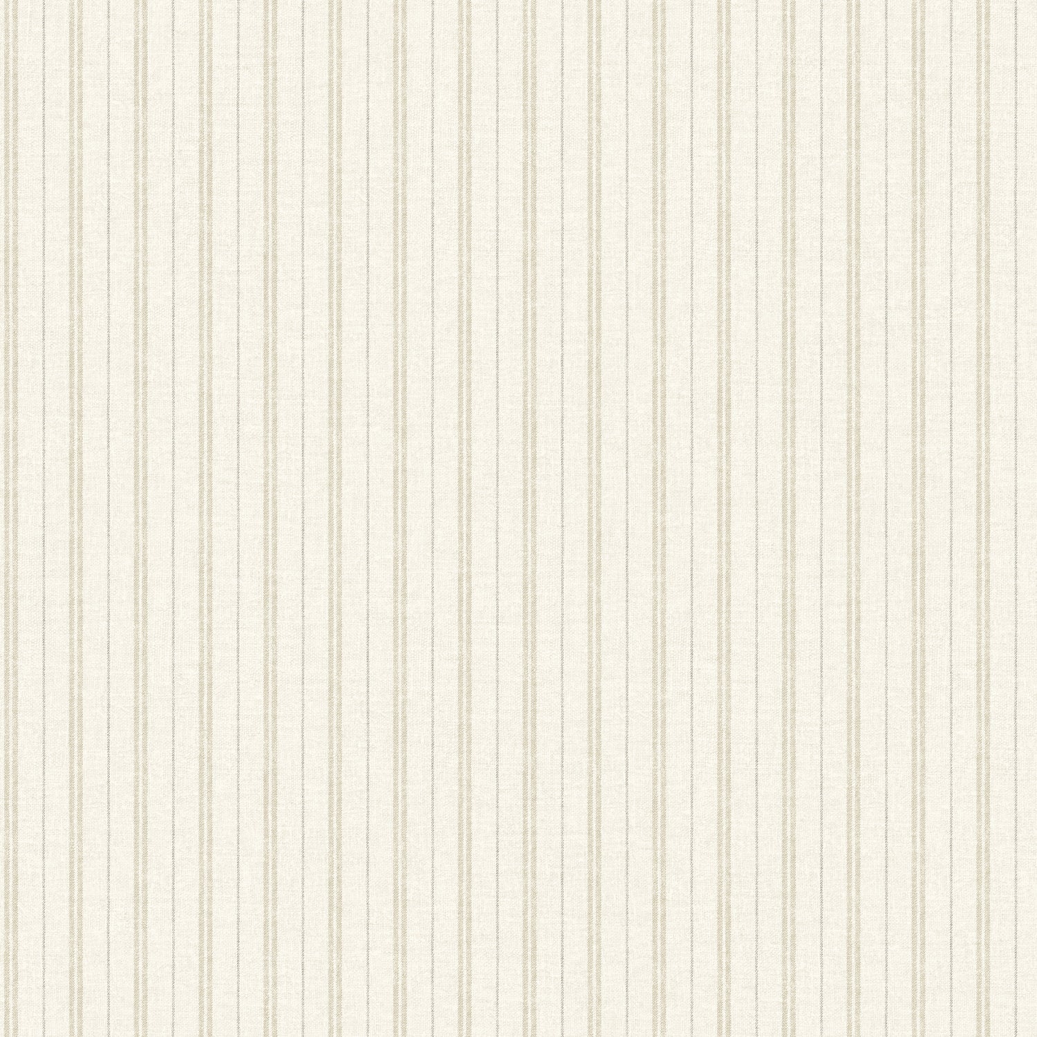 Harville Double Stripe Wallpaper in Beige color - pattern number 4199-83427 - by Chesapeake in the Modern Farmhouse collection