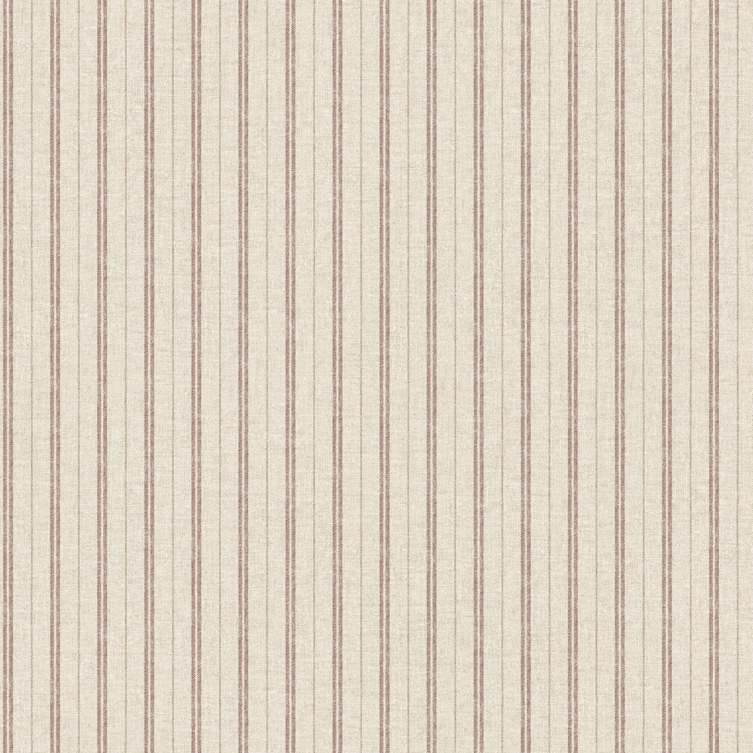 Harville Double Stripe Wallpaper in Maroon color - pattern number 4199-83428 - by Chesapeake in the Modern Farmhouse collection