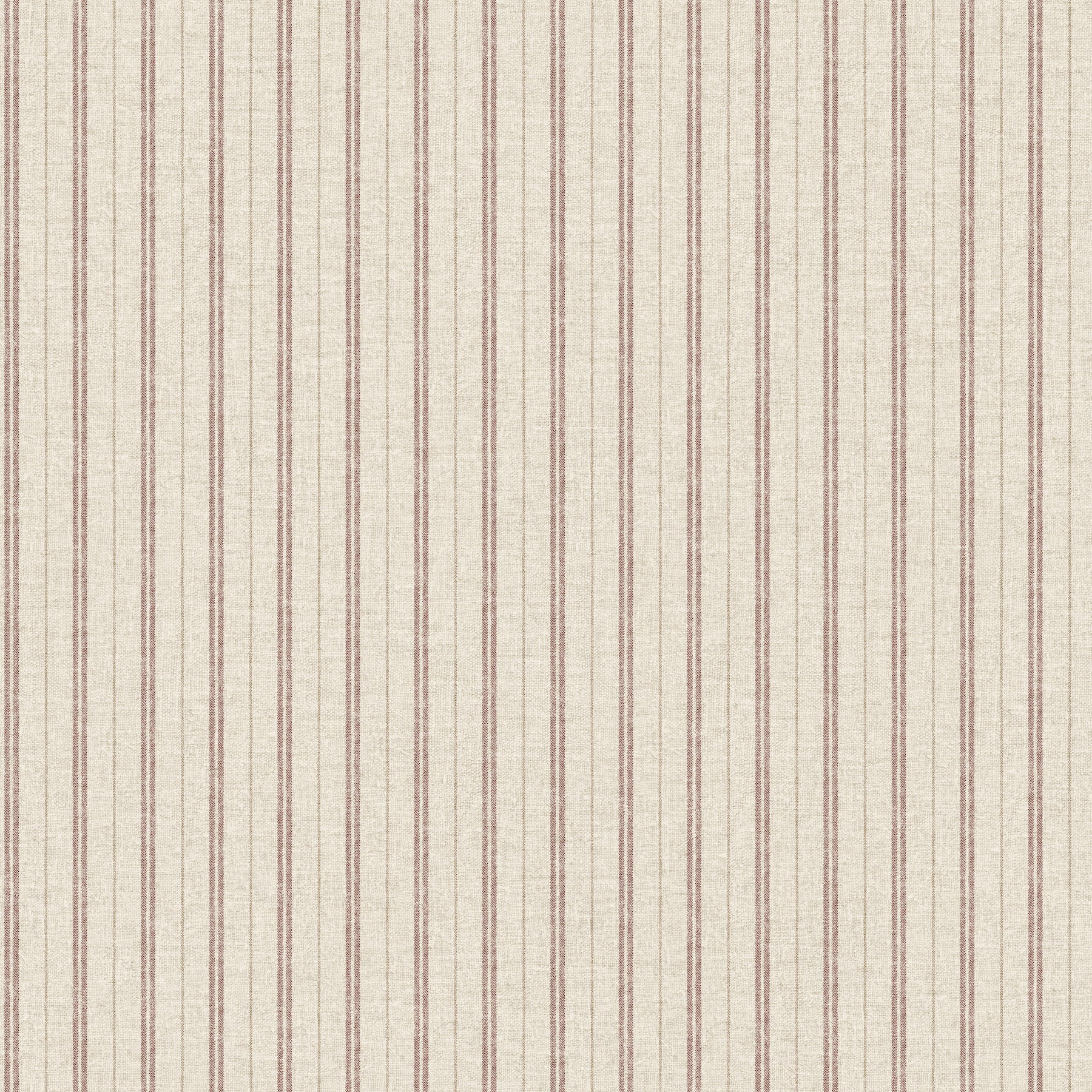 Harville Double Stripe Wallpaper in Maroon color - pattern number 4199-83428 - by Chesapeake in the Modern Farmhouse collection