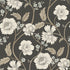 Hazel Floral Trail Wallpaper in Black color - pattern number 4199-83707 - by Chesapeake in the Modern Farmhouse collection
