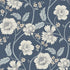 Hazel Floral Trail Wallpaper in Navy color - pattern number 4199-83710 - by Chesapeake in the Modern Farmhouse collection