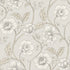 Hazel Floral Trail Wallpaper in Grey color - pattern number 4199-83711 - by Chesapeake in the Modern Farmhouse collection