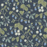 Mercy Berry Vines Wallpaper in Navy color - pattern number 4199-83714 - by Chesapeake in the Modern Farmhouse collection
