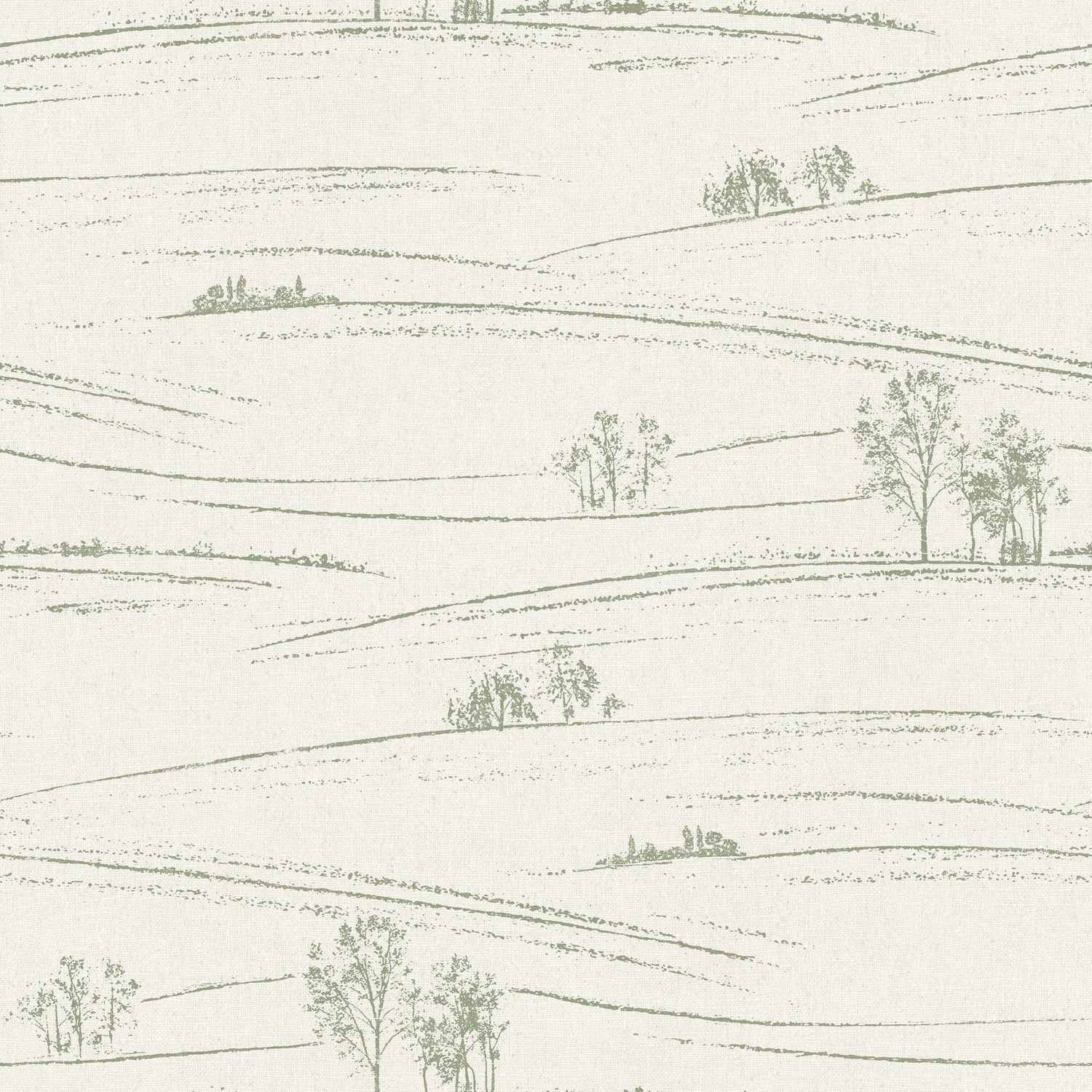 Isaac Rolling Hills Wallpaper in Green color - pattern number 4199-83727 - by Chesapeake in the Modern Farmhouse collection
