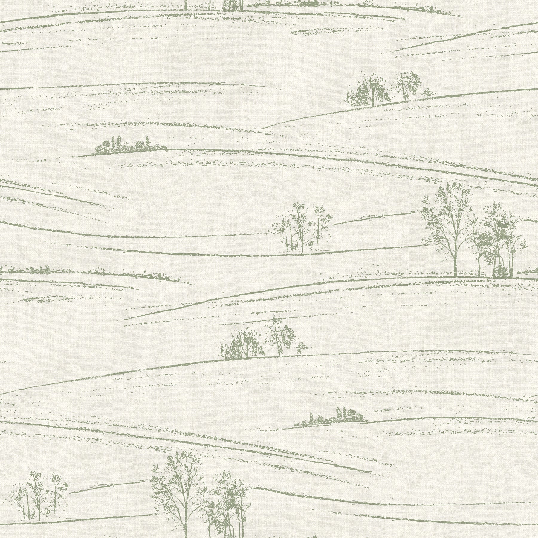 Isaac Rolling Hills Wallpaper in Green color - pattern number 4199-83727 - by Chesapeake in the Modern Farmhouse collection