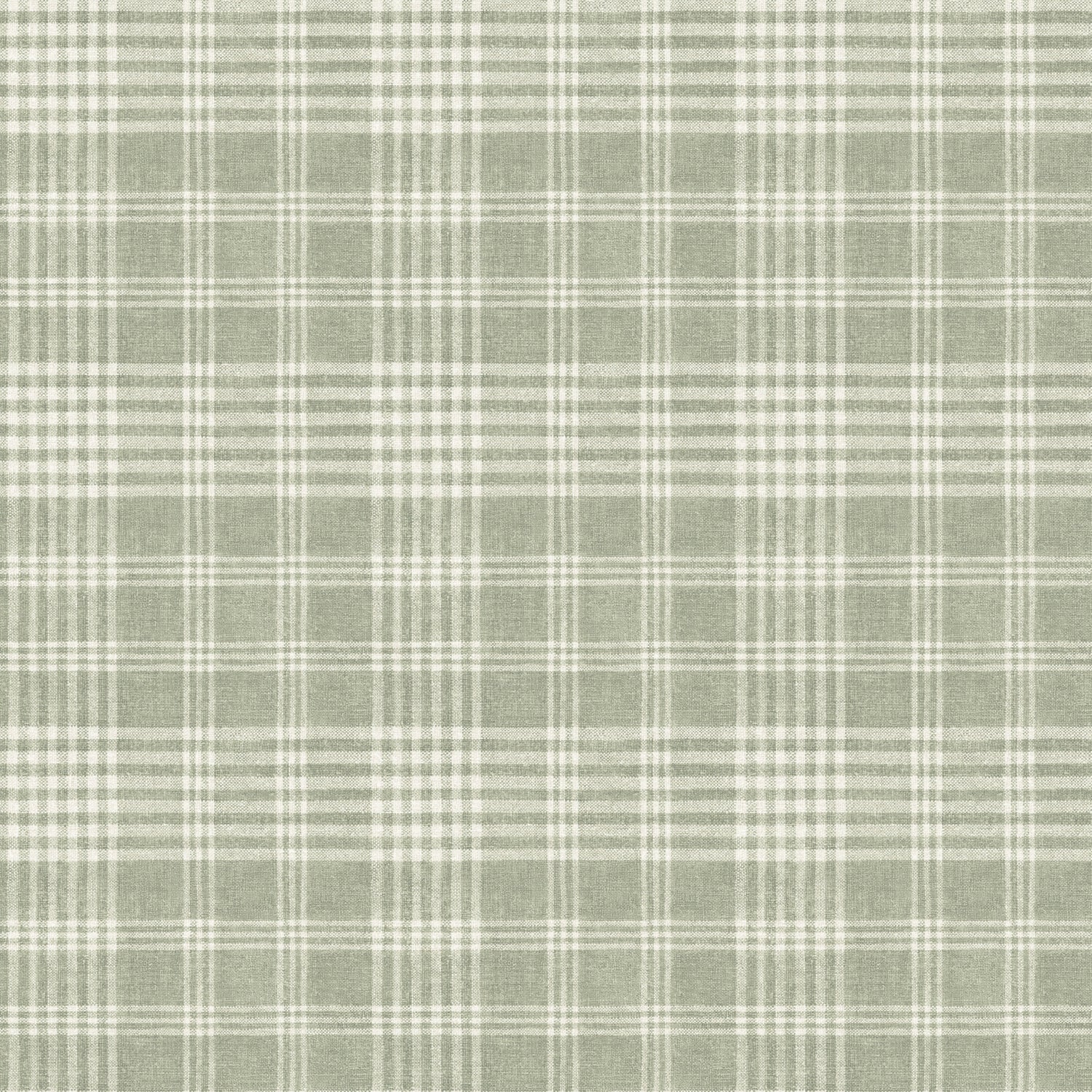 Perry Plaid Wallpaper in Green color - pattern number 4199-83732 - by Chesapeake in the Modern Farmhouse collection
