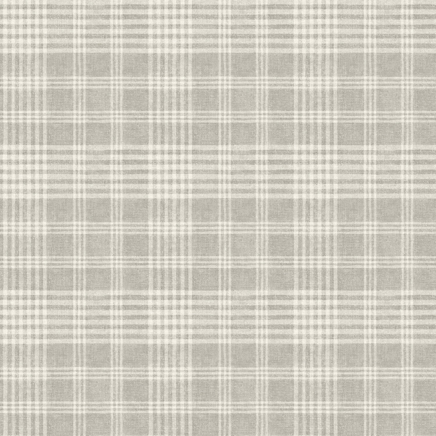 Perry Plaid Wallpaper in Grey color - pattern number 4199-83733 - by Chesapeake in the Modern Farmhouse collection
