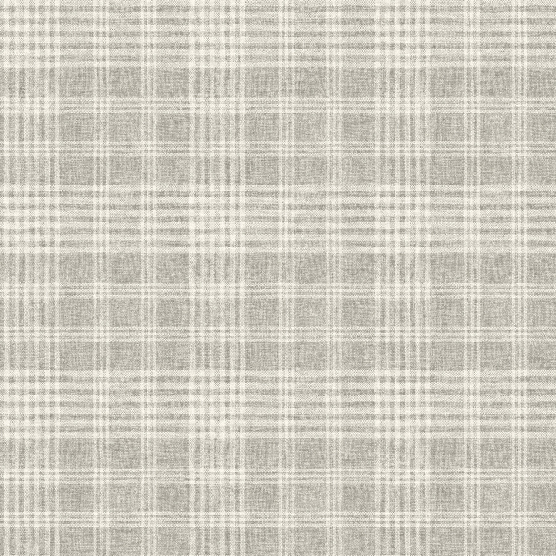Perry Plaid Wallpaper in Grey color - pattern number 4199-83733 - by Chesapeake in the Modern Farmhouse collection