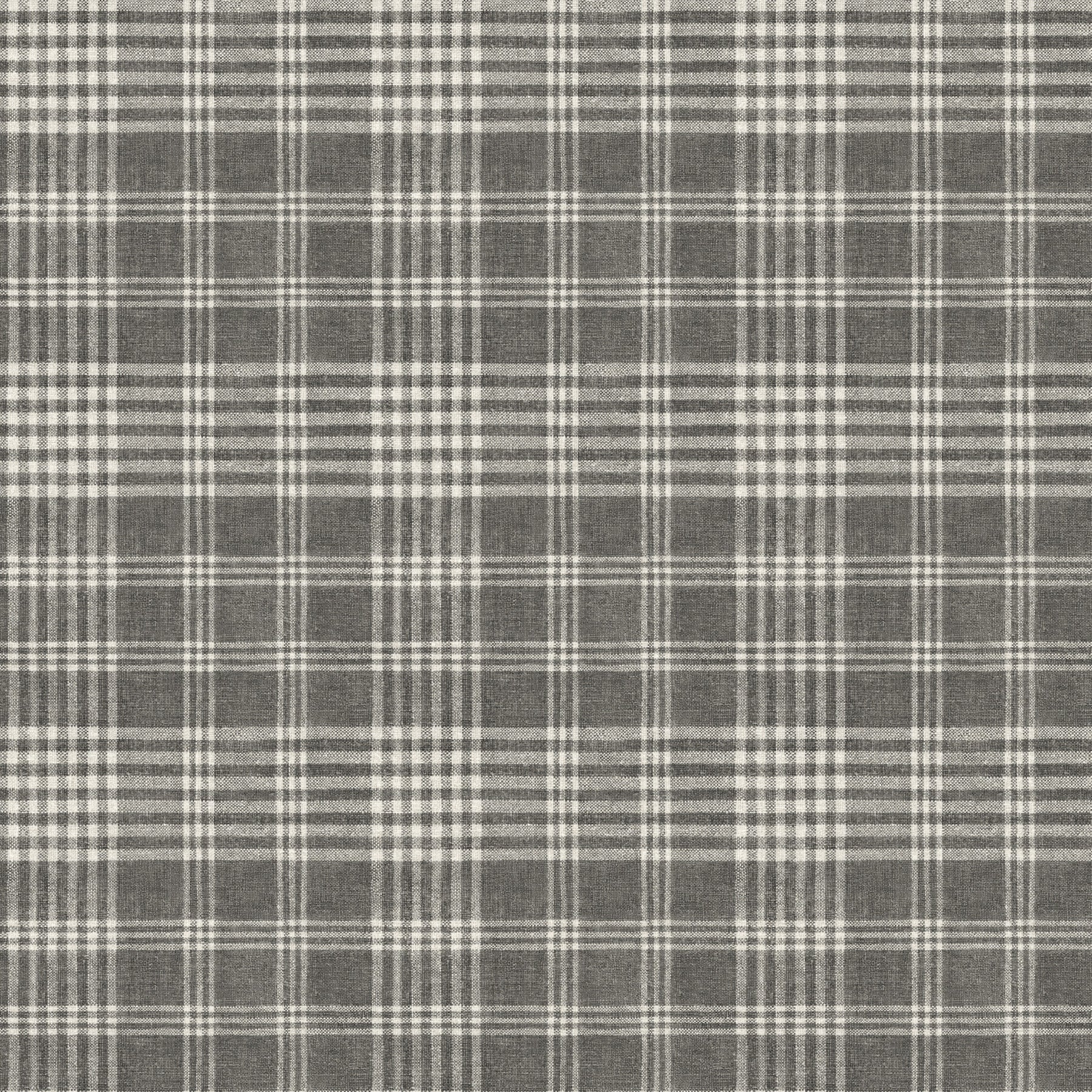 Perry Plaid Wallpaper in Black color - pattern number 4199-83734 - by Chesapeake in the Modern Farmhouse collection