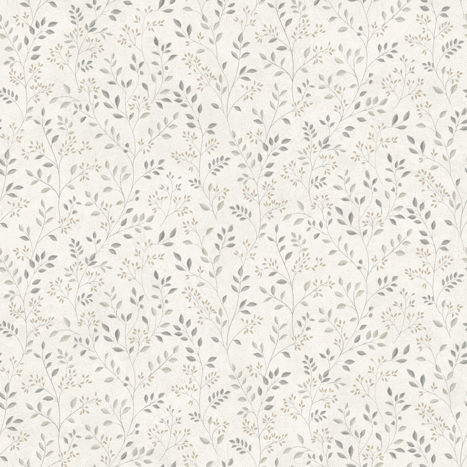 Galena Botanical Trail Wallpaper in Grey color - pattern number 4199-83739 - by Chesapeake in the Modern Farmhouse collection