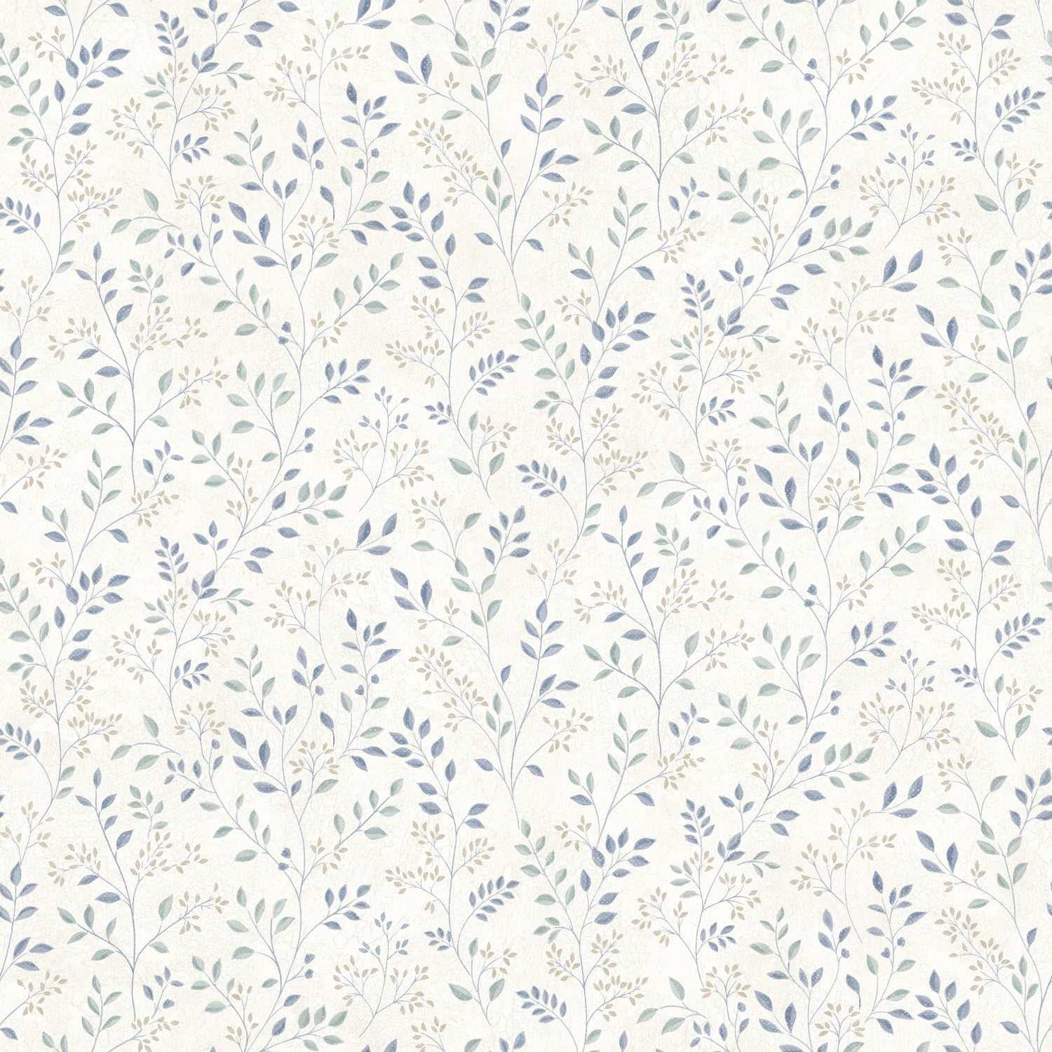 Galena Botanical Trail Wallpaper in Blue color - pattern number 4199-83742 - by Chesapeake in the Modern Farmhouse collection