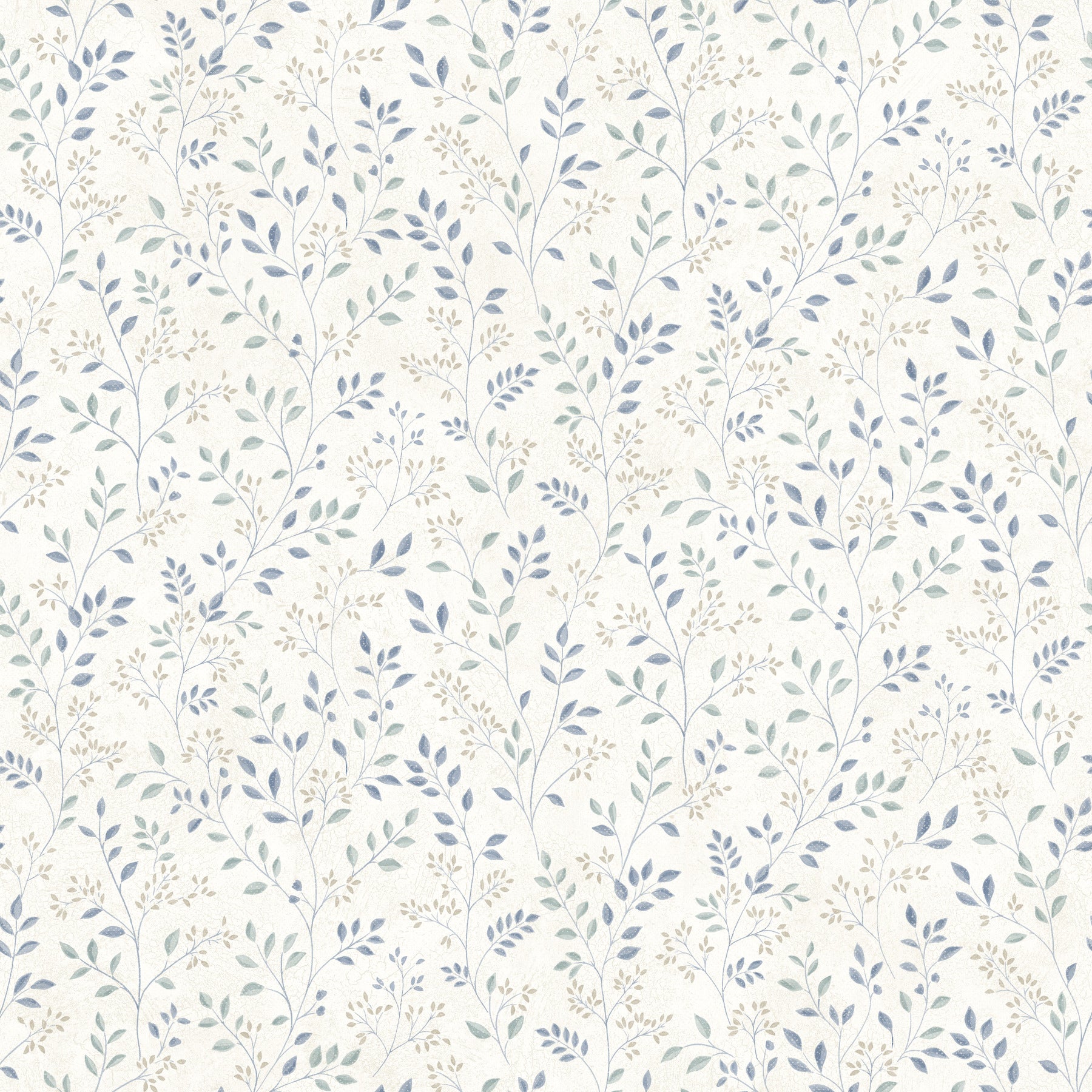 Galena Botanical Trail Wallpaper in Blue color - pattern number 4199-83742 - by Chesapeake in the Modern Farmhouse collection