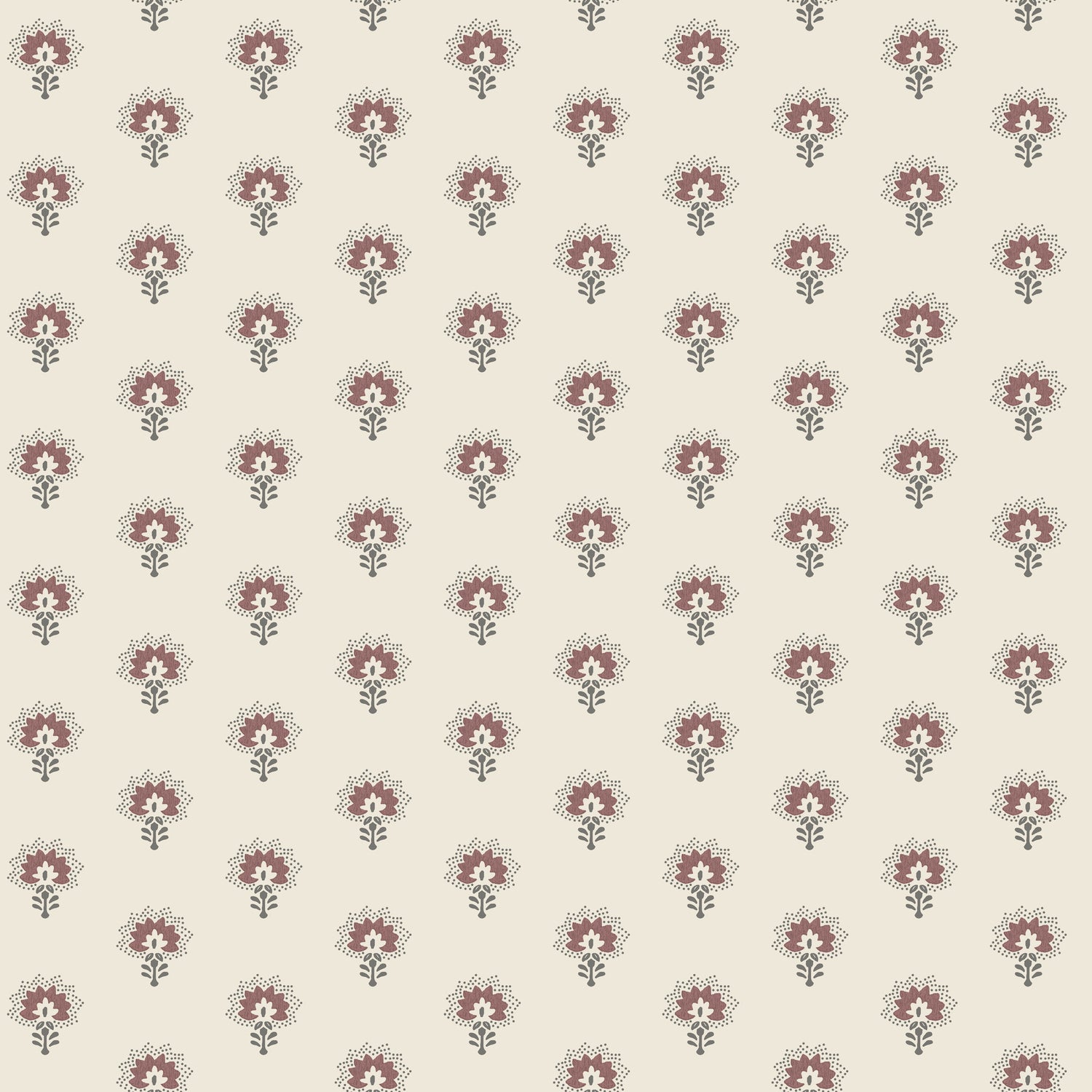 Hilda Floral Medallion Wallpaper in Burgundy color - pattern number 4199-83753 - by Chesapeake in the Modern Farmhouse collection