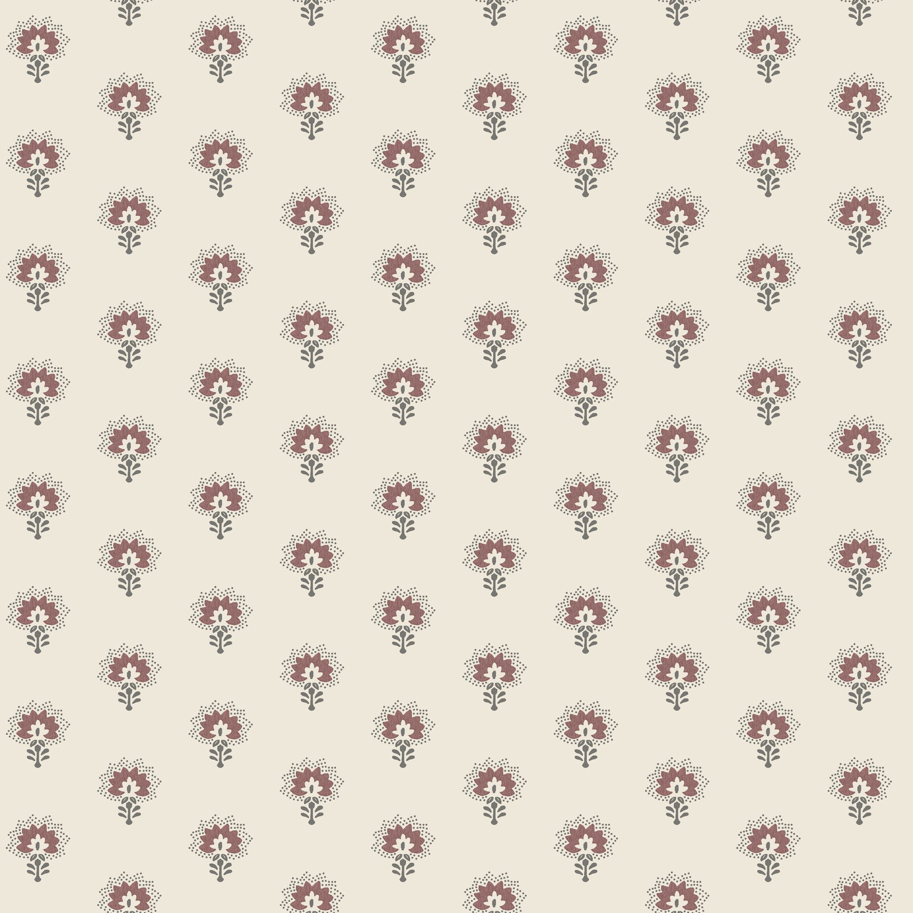 Hilda Floral Medallion Wallpaper in Burgundy color - pattern number 4199-83753 - by Chesapeake in the Modern Farmhouse collection