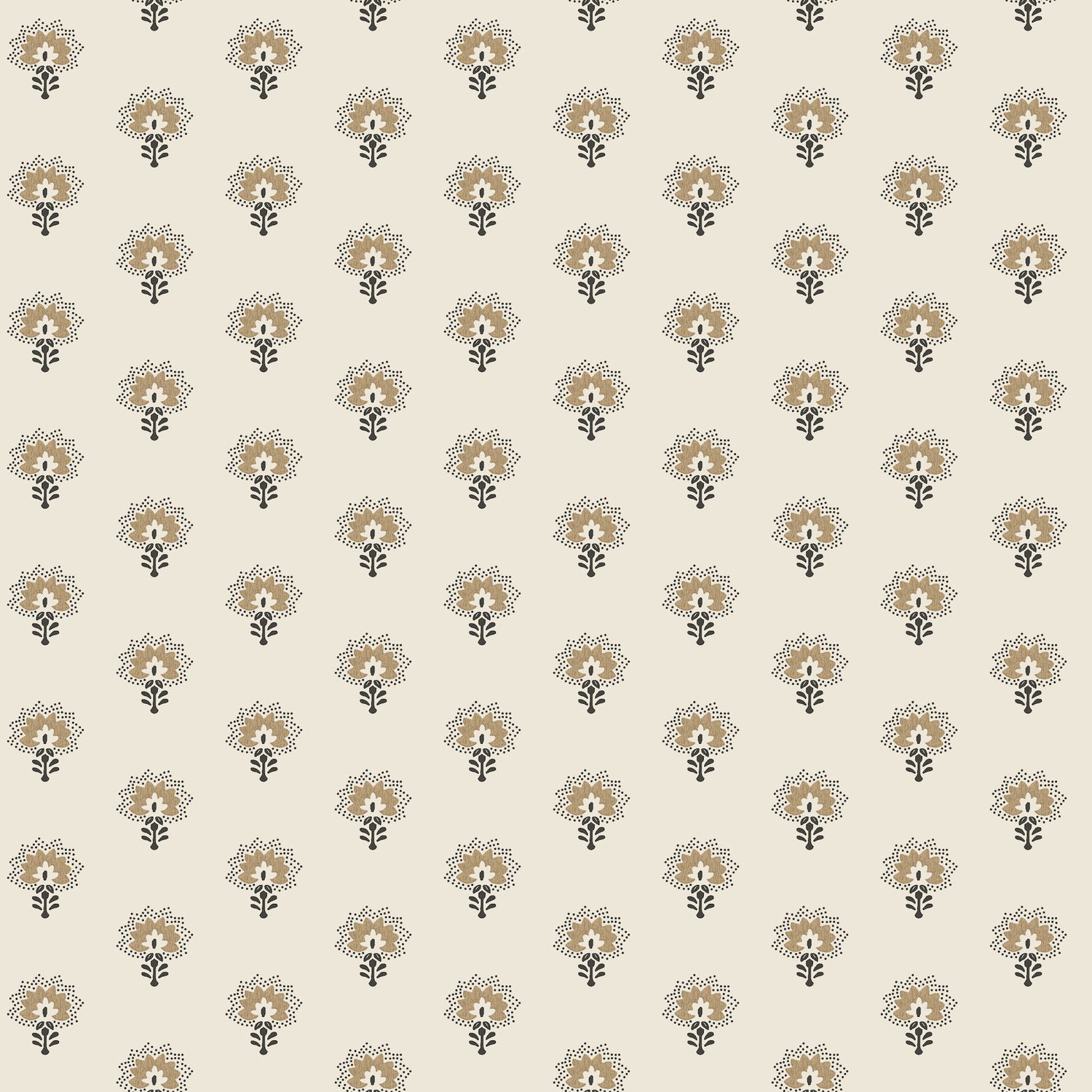 Hilda Floral Medallion Wallpaper in Butter color - pattern number 4199-83754 - by Chesapeake in the Modern Farmhouse collection