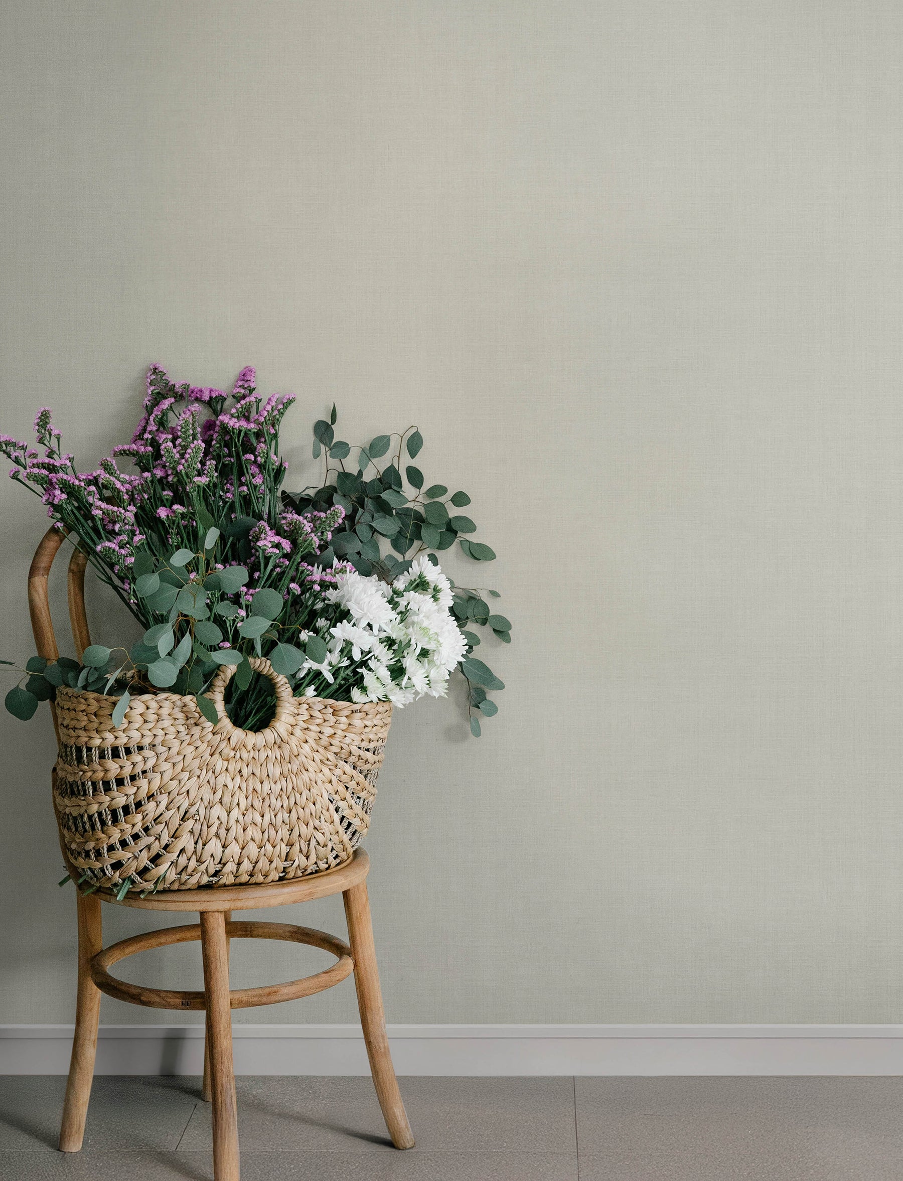 Midolin wallpaper in ash color - pattern number 4201-16017 - by A Street Prints in the Savanna collection